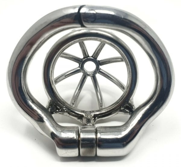 Steel Chastity Device With Comfort Ring And Short Cage
