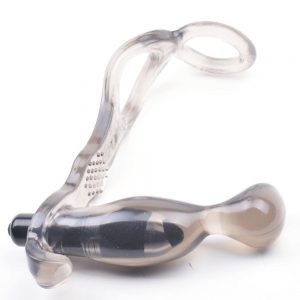 Vibrating Prostate Massager Butt Plug With Cock & Balls Ring