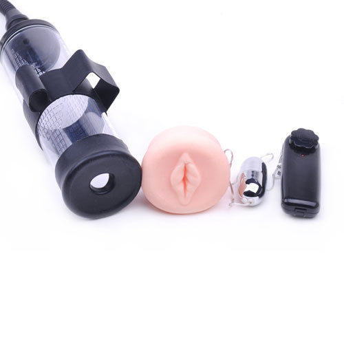 High Vacuum  Penis Pump With Free Vibrator