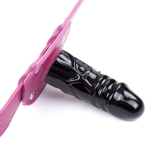 Lockable And Insertable Penis Gag , Pink