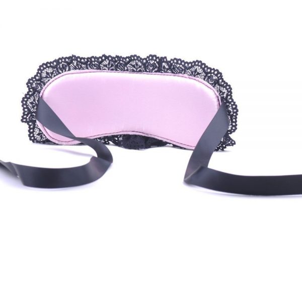 Blindfold Eye Mask Pink Colour With Lace