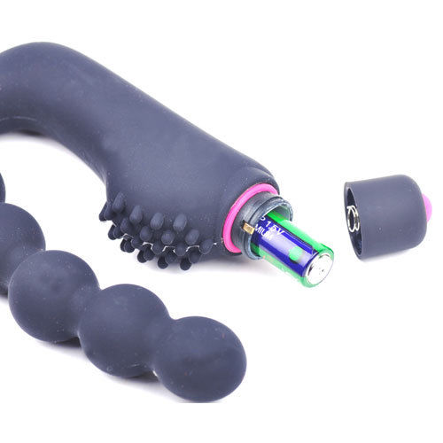 Vibrating Anal Beads With Perineum Massager