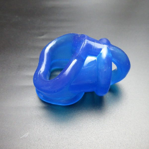 Silicone Cock Ring  –  The Sacksling , Blue