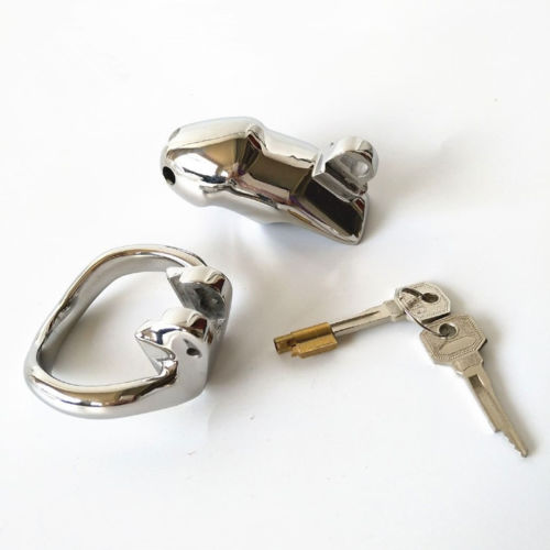 Steel Chastity Device V2 Long Cage (Short Cage Also Available)