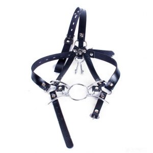 Spider Gag Head Harness With Nose Hook