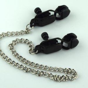 Alligator Nipple Clamps  With Attachable Chain