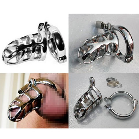 CB-3000 Steel Chrome Plated Chastity Cage