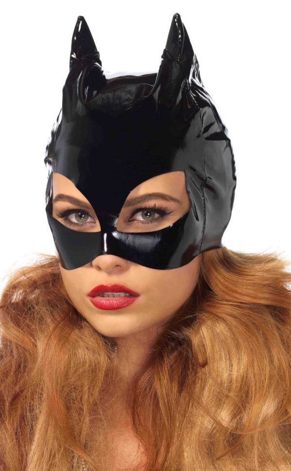 PVC Pussy Mask Cat Woman Hood