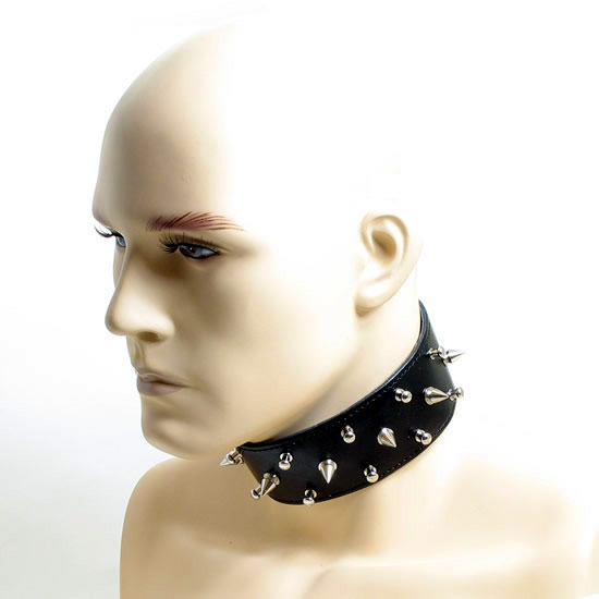 Studded And Spiked Neck Collar