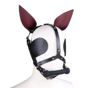 Horse Armet With Silicone Bit Gag