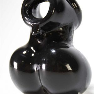 Black Silicone Cock And Balls Enclosure, The Sacksling