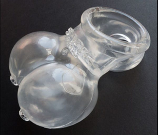 Clear Silicone Cock And Balls Enclosure, The Sacksling