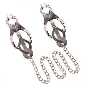 Steel Clover Nipple Clamps, Connecting Chain