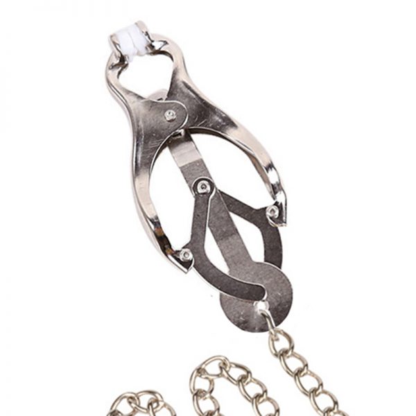 Steel Clover Nipple Clamps, Connecting Chain