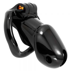 Bio-Sourced Resin  Black Male Chastity Device Short Cage (Available In Long Cage Version)