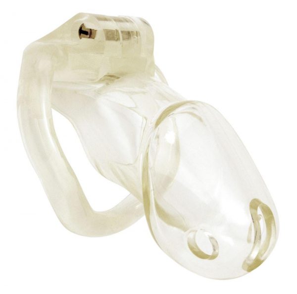 Bio-Sourced Resin Clear Male Chastity Device Long Cage (Available In Short Cage Version)