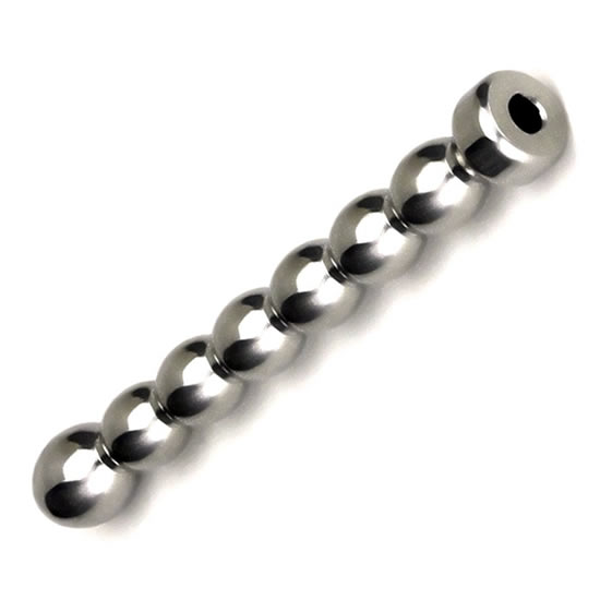 Big Beads Stainless Steel  Penis Plug