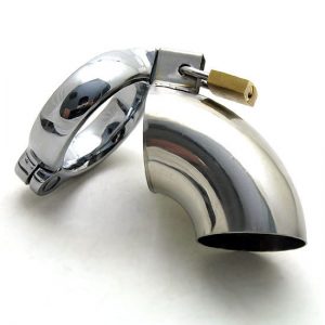 Male chastity Device With Open Peep Hole End