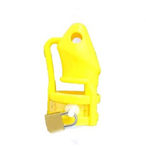 Yellow Silicone Chastity Device With 3 Size Back Rings