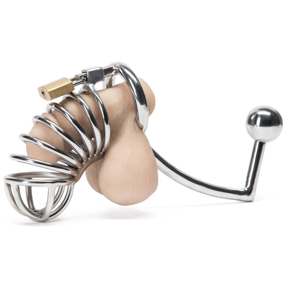 Male Chastity Device With Anal