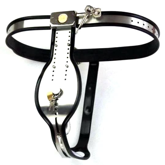 Male Chastity Belt With Adjustable Chastity Tube And Urine tube