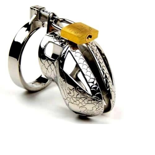 The Snake Pattern Male Chastity Device