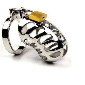 The Vented Rib Cage Steel Chastity Device