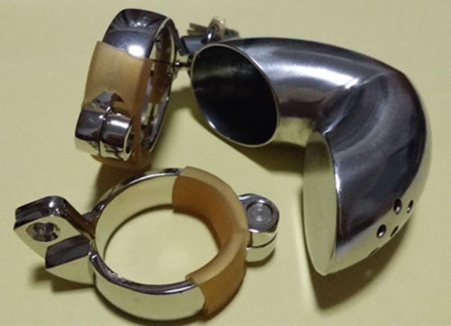 The Elbow Male Chastity Device With Sprinkler Tip