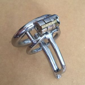 Chastity Device With Short Cage And Urethral Tube