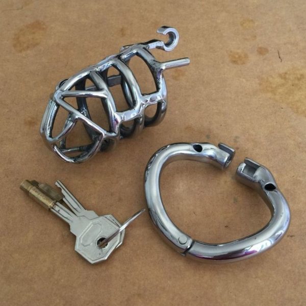 Maximum Security Steel Chastity Device