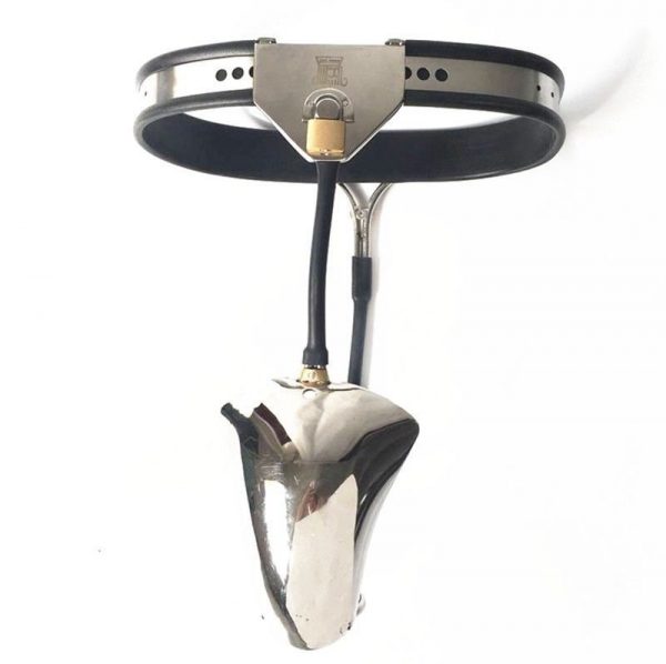 Male Chastity Belt With Full Front Shield