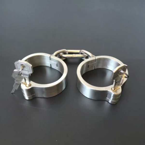 Female Ellipse shape Steel Handcuffs
