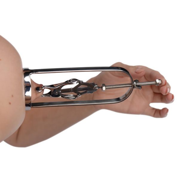 Breast Cage  Steel Nipple Clamps