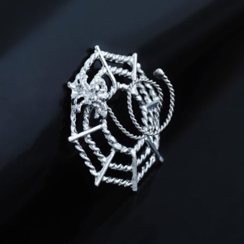 Spider Web Steel Nipple Ring