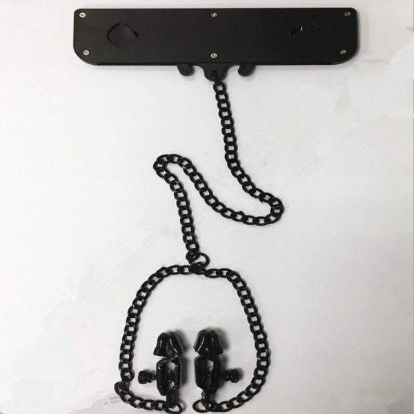Nipple Clamps With Clitoris / Labia Chain Clamps