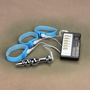 Butt Plug With Cock Ring’s Electro Sex E Stim Machine