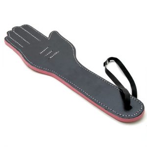 Pink And Black Closed Hand Paddle Spanker