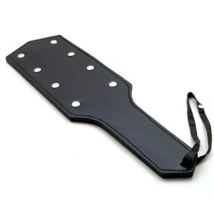 Black Paddle Spanker With Studs